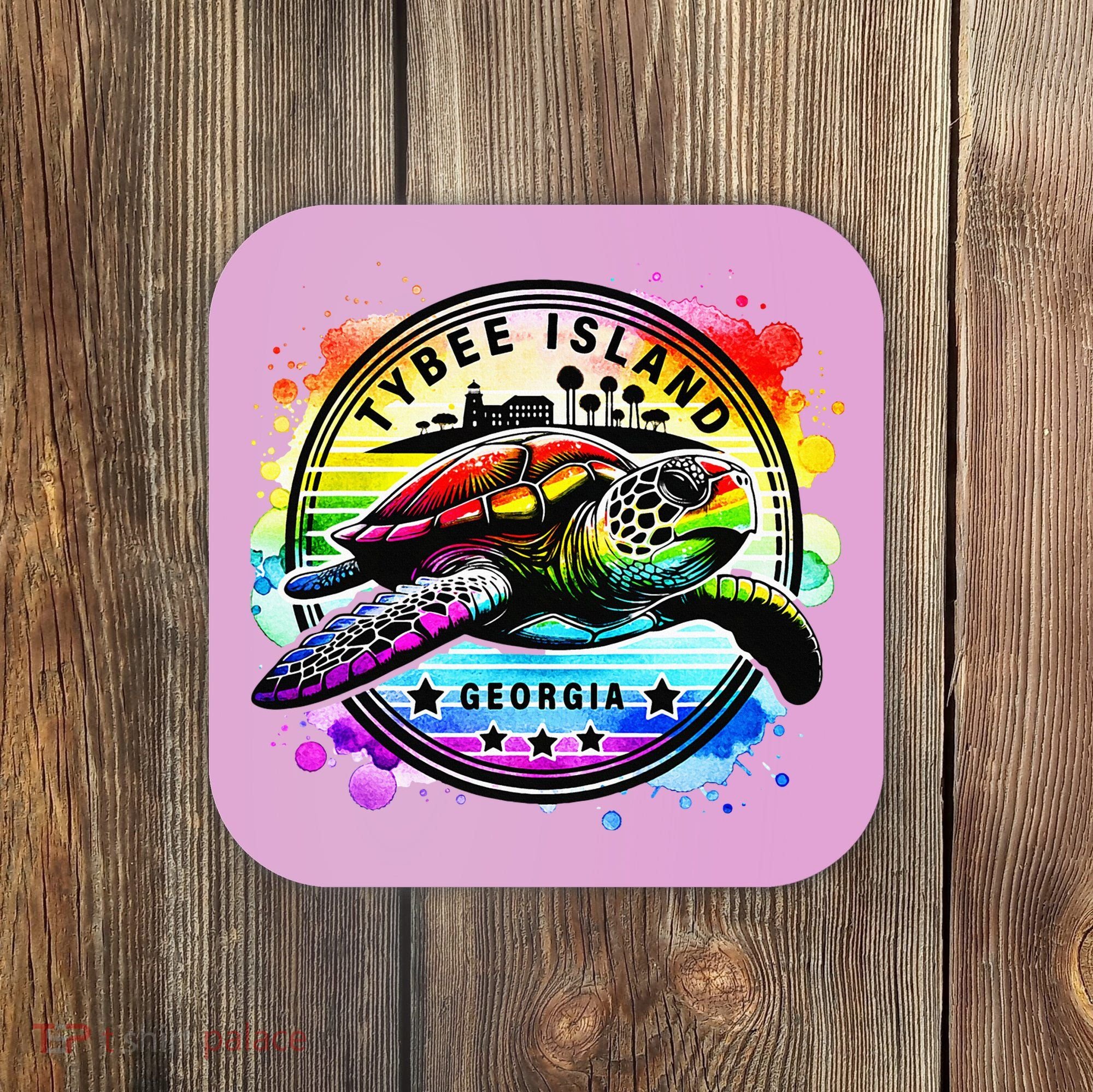 Tybee Island Georgia Sea Turtle Ga Coaster