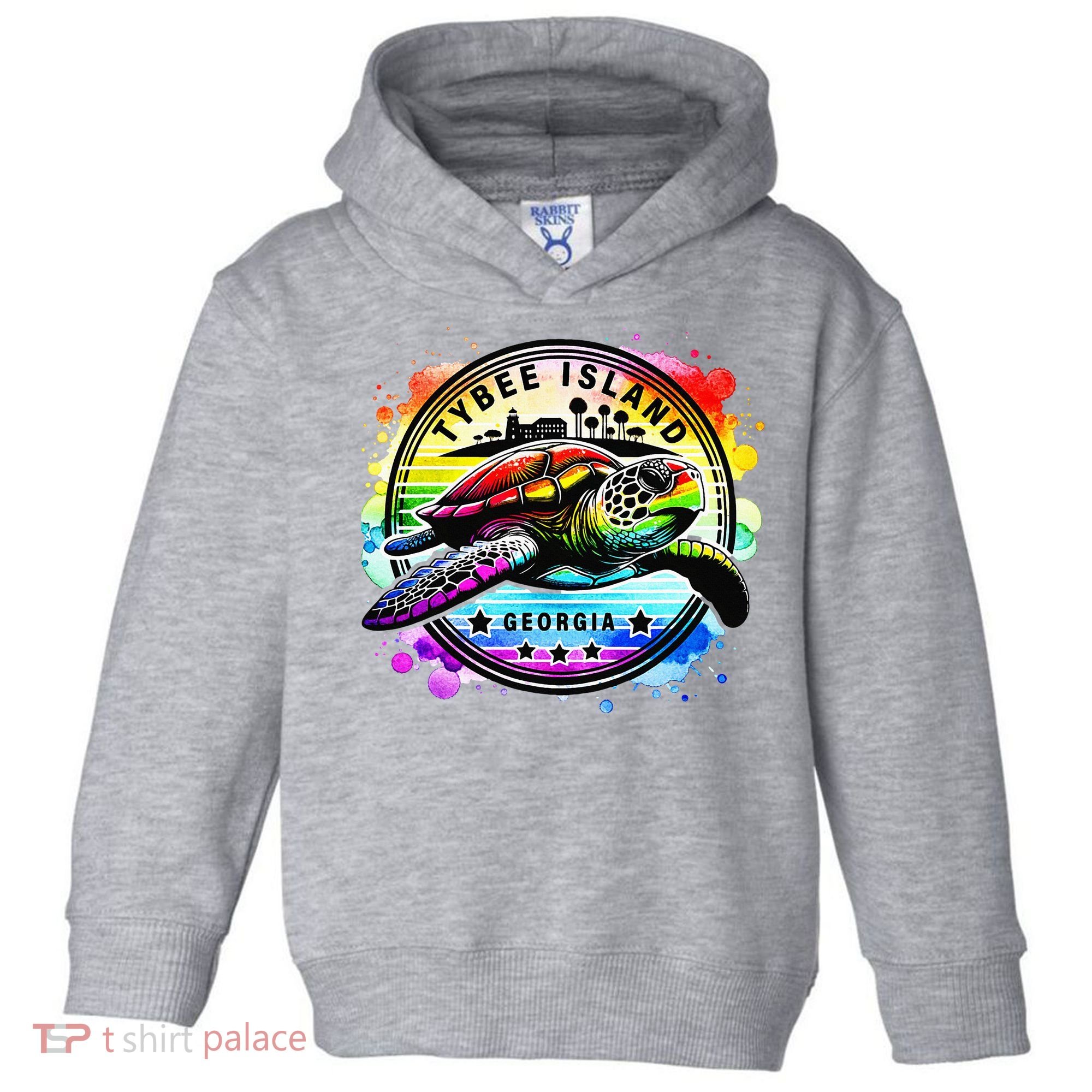 Tybee Island Georgia Sea Turtle Ga Toddler Hoodie