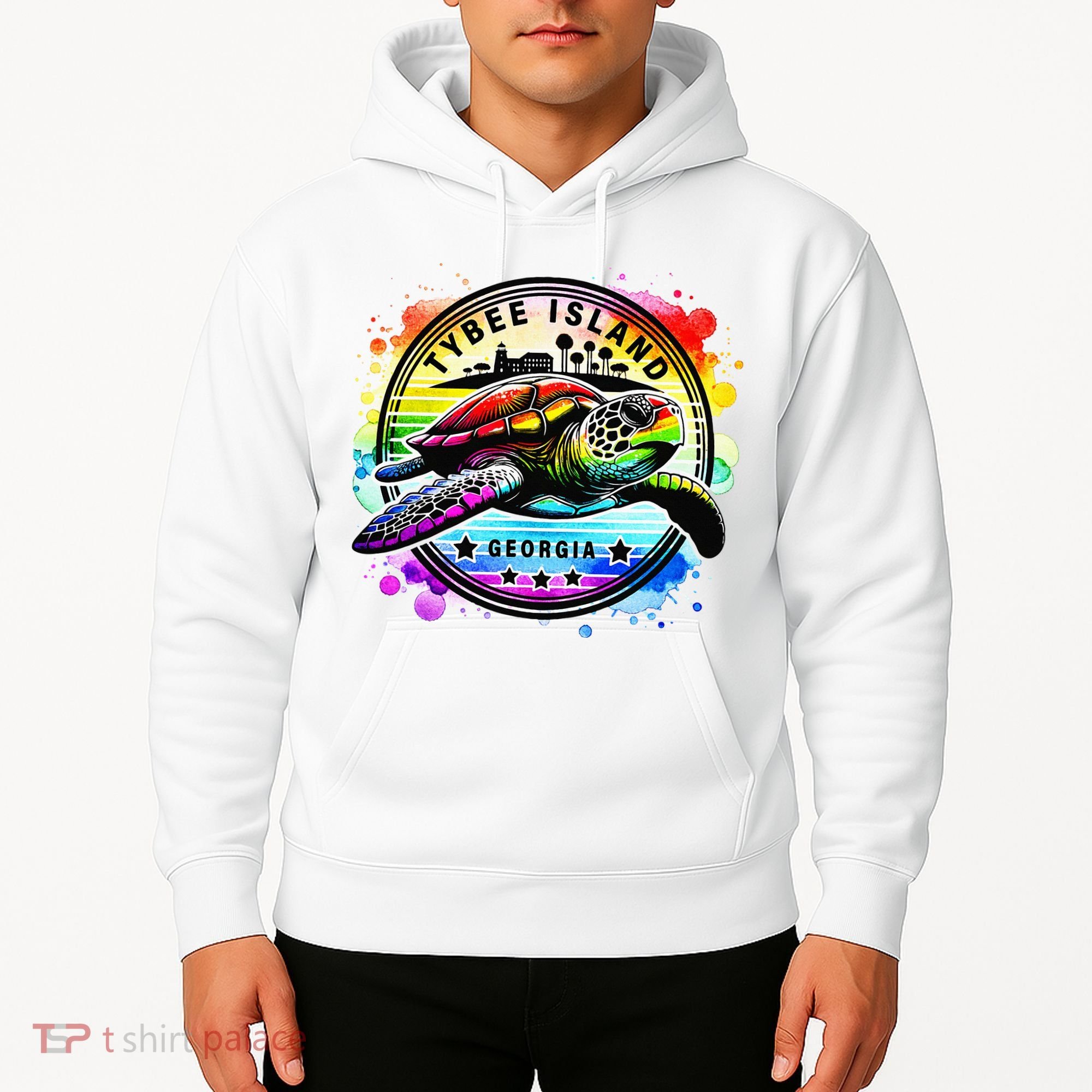 Tybee Island Georgia Sea Turtle Ga Hoodie