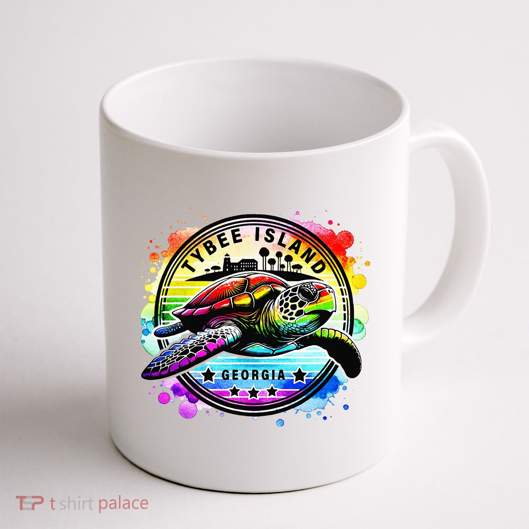 Tybee Island Georgia Sea Turtle Ga Coffee Mug