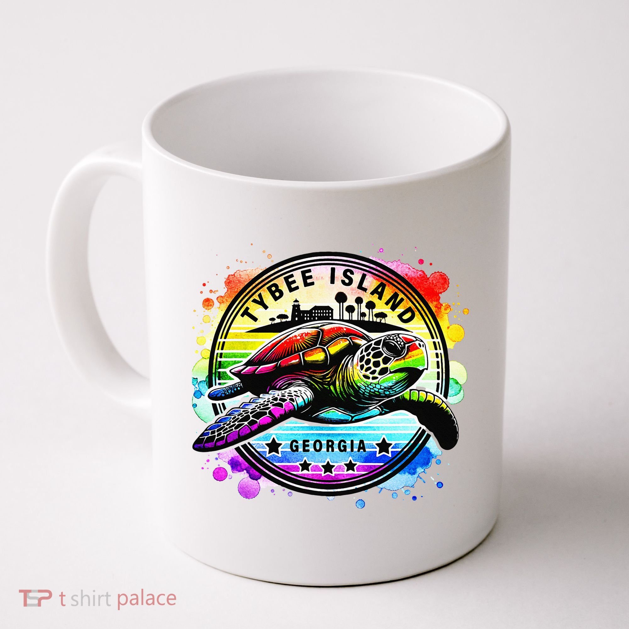 Tybee Island Georgia Sea Turtle Ga Coffee Mug