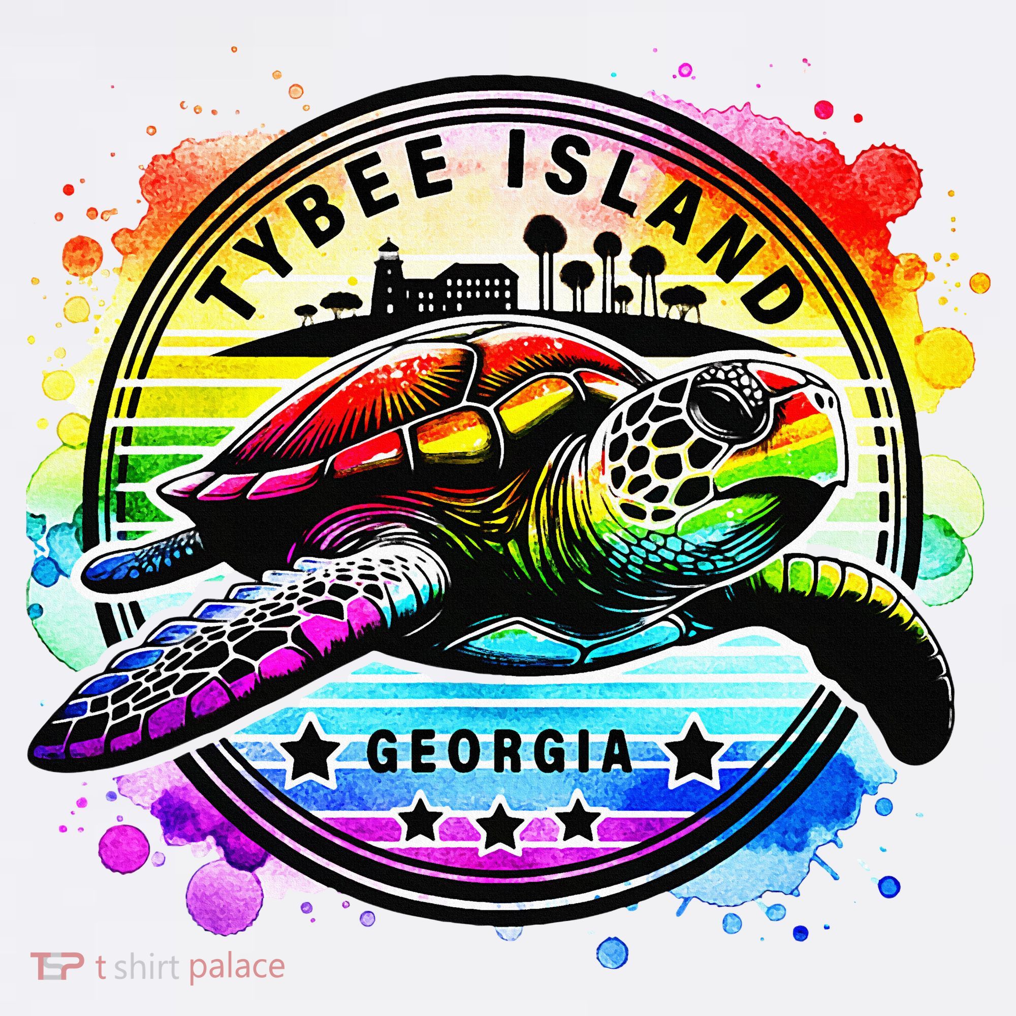 Tybee Island Georgia Sea Turtle Ga Women's Hoodie