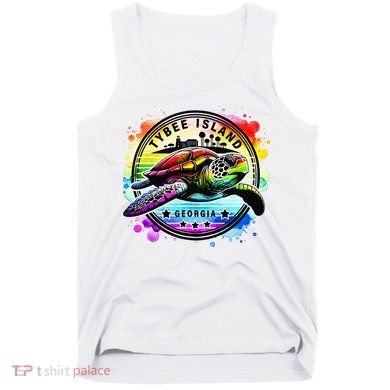 Tybee Island Georgia Sea Turtle Ga Tank Top