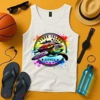Tybee Island Georgia Sea Turtle Ga Tank Top thumb 4