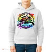 Tybee Island Georgia Sea Turtle Ga Kids Hoodie thumb 4
