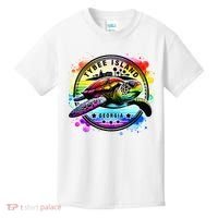 Tybee Island Georgia Sea Turtle Ga Kids T-Shirt thumb 0