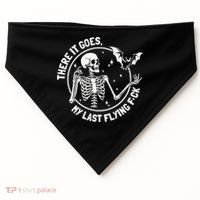 There It Goes My Last Flying Fuck Halloween USA-Made Doggie Bandana thumb 0