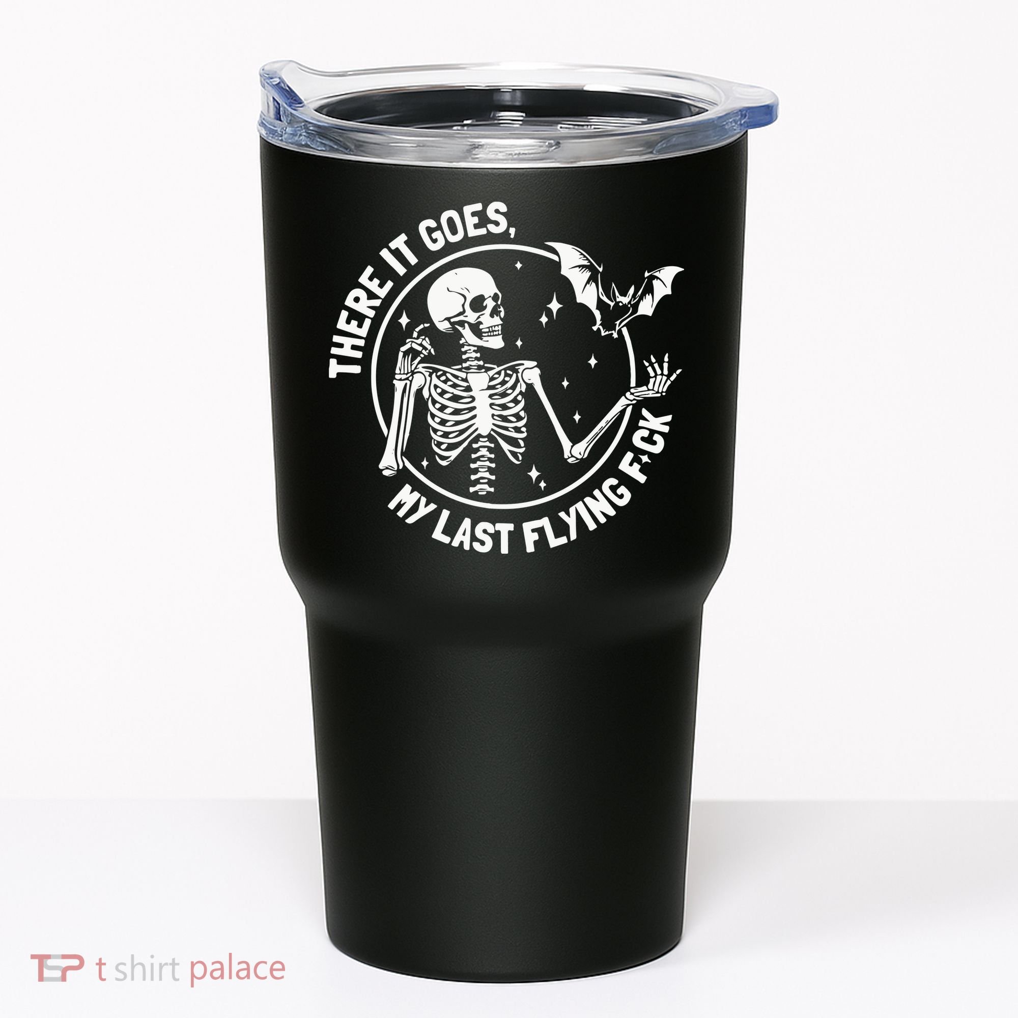 There It Goes My Last Flying Fuck Halloween Tumbler