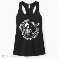 There It Goes My Last Flying Fuck Halloween Women's Tank Top thumb 0