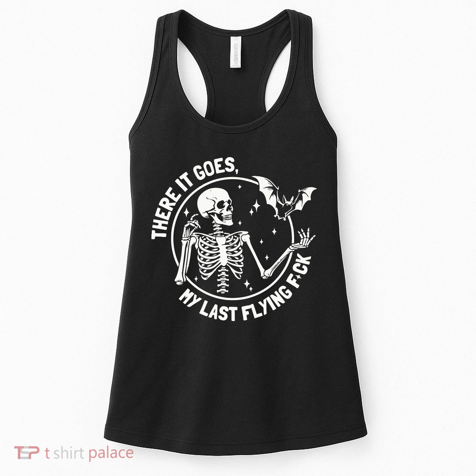 There It Goes My Last Flying Fuck Halloween Women's Tank Top