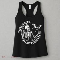 There It Goes My Last Flying Fuck Halloween Women's Tank Top thumb 3