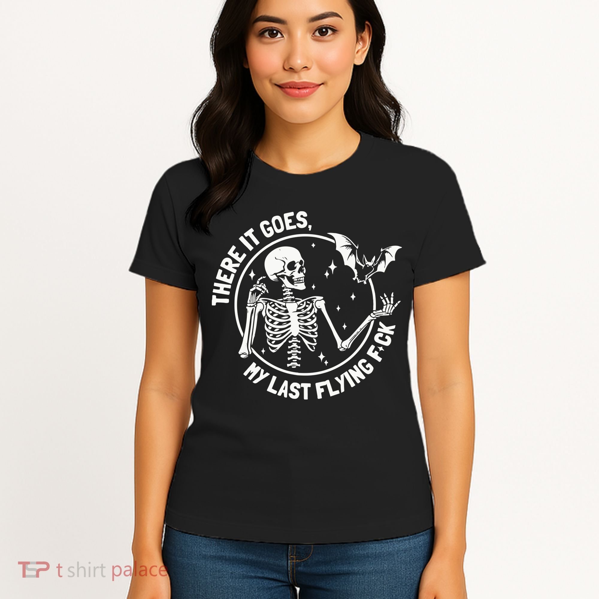 There It Goes My Last Flying Fuck Halloween Women's T-Shirt