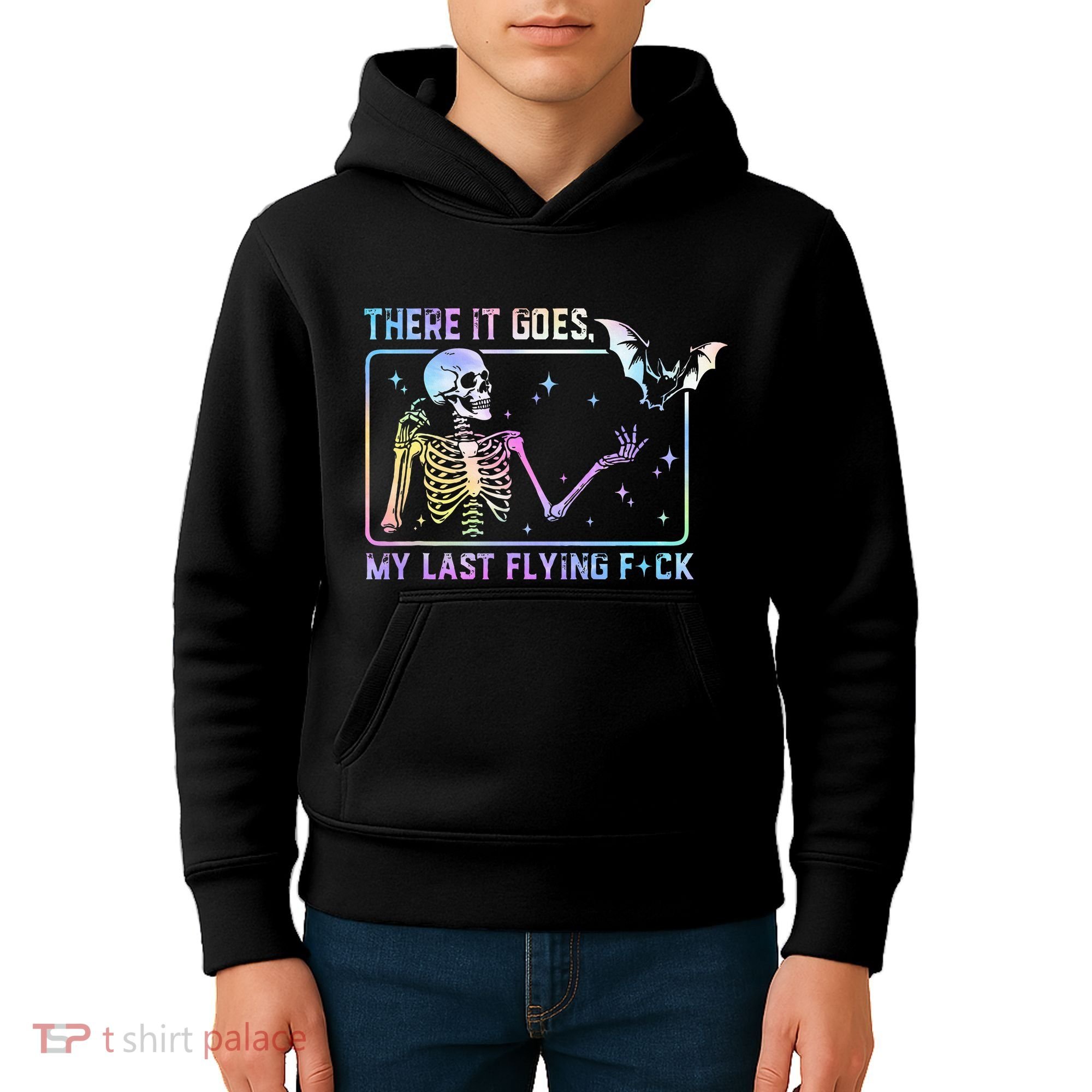 There It Goes My Last Flying Fuck Kids Hoodie