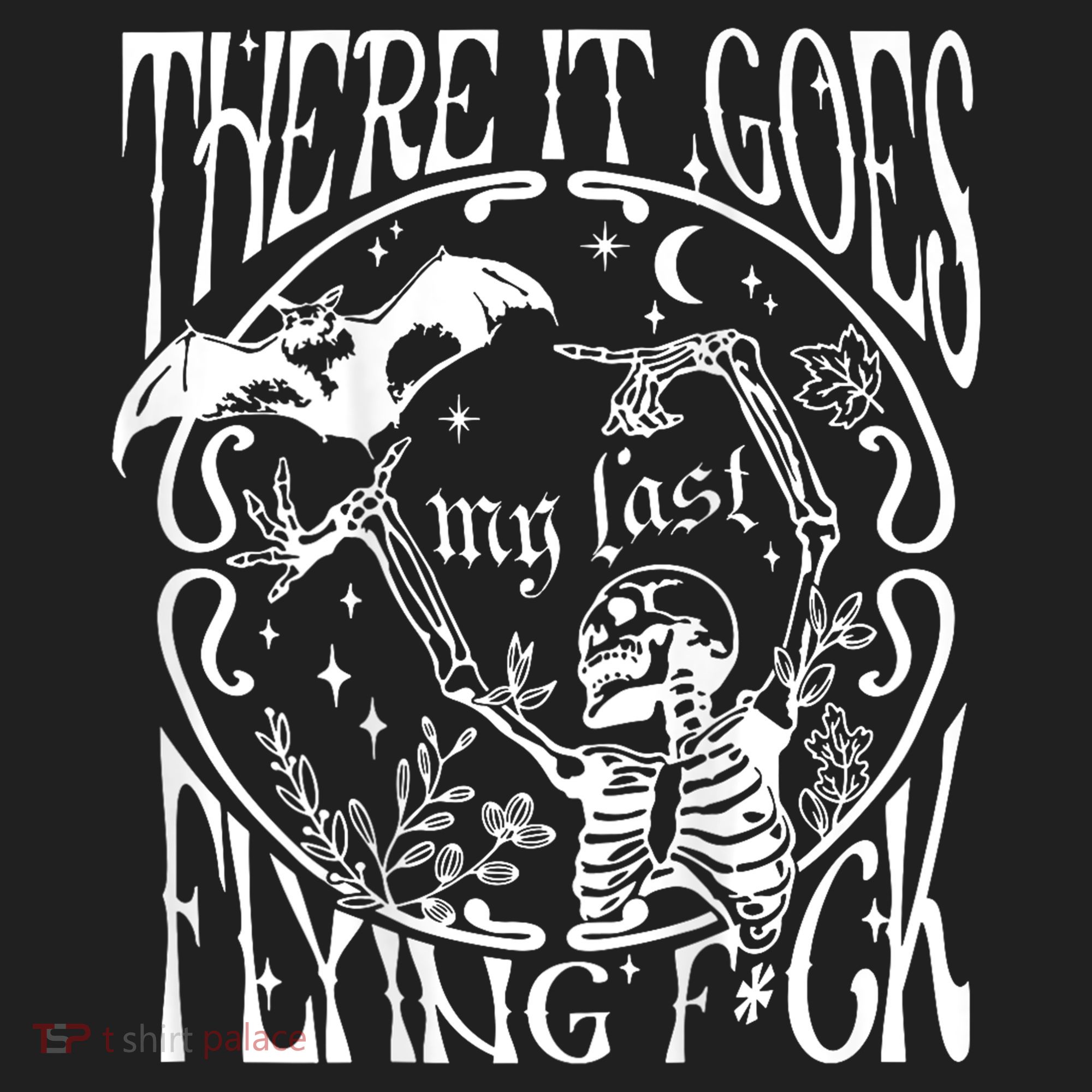 There It Goes My Last Flying F Halloween Skeleton Hat