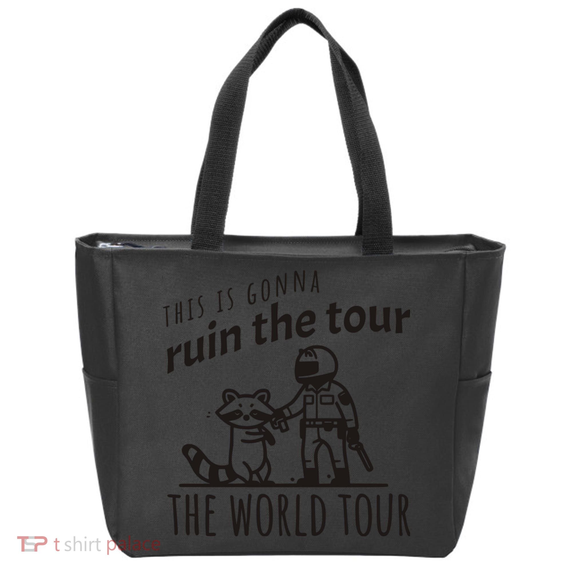 This Is Gonna Ruin The The World Raccoon Tote Bag