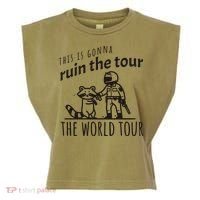 This Is Gonna Ruin The The World Raccoon Garment-Dyed Women's Muscle Tee thumb 0
