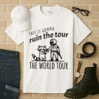 This Is Gonna Ruin The The World Raccoon Tall T-Shirt thumb 3