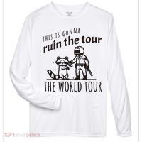 This Is Gonna Ruin The The World Raccoon Zone Performance Long-Sleeve T-Shirt thumb 0
