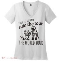 This Is Gonna Ruin The The World Raccoon Women's V-Neck T-Shirt thumb 0