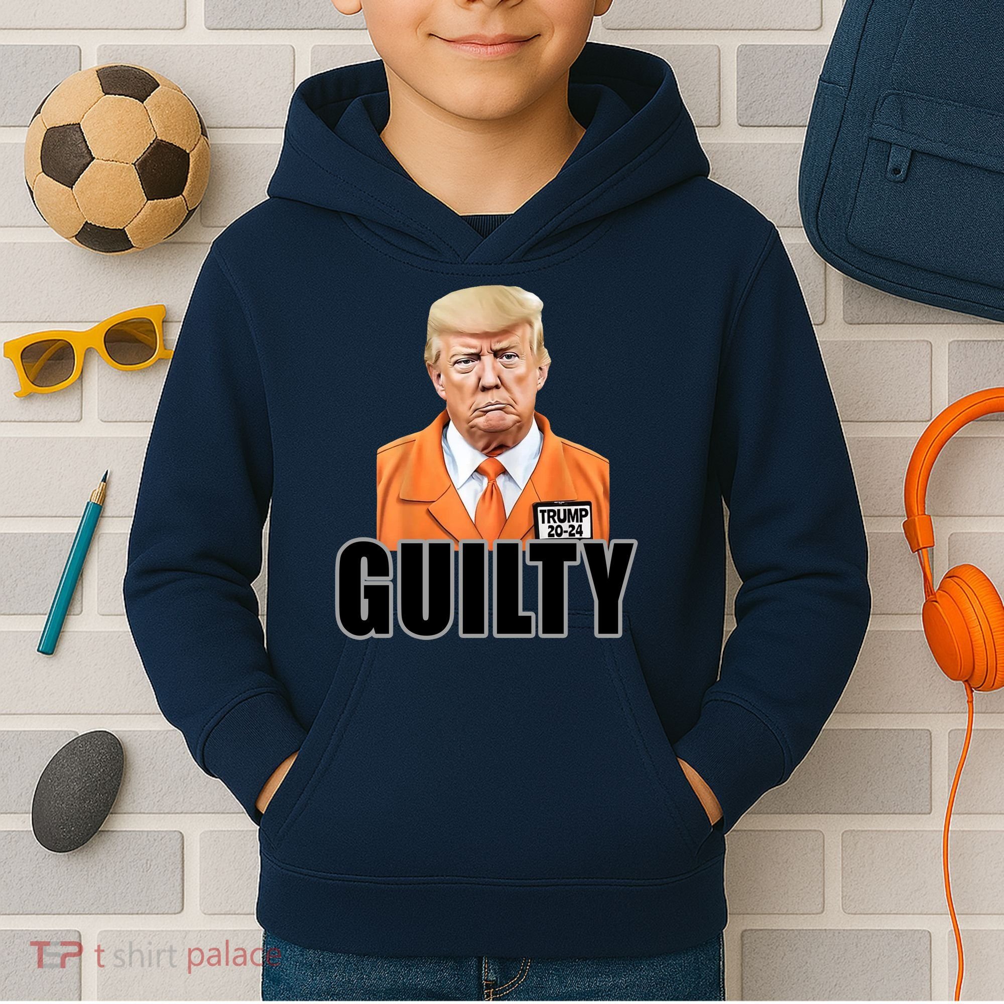 Trump Is Guilty Kids Hoodie