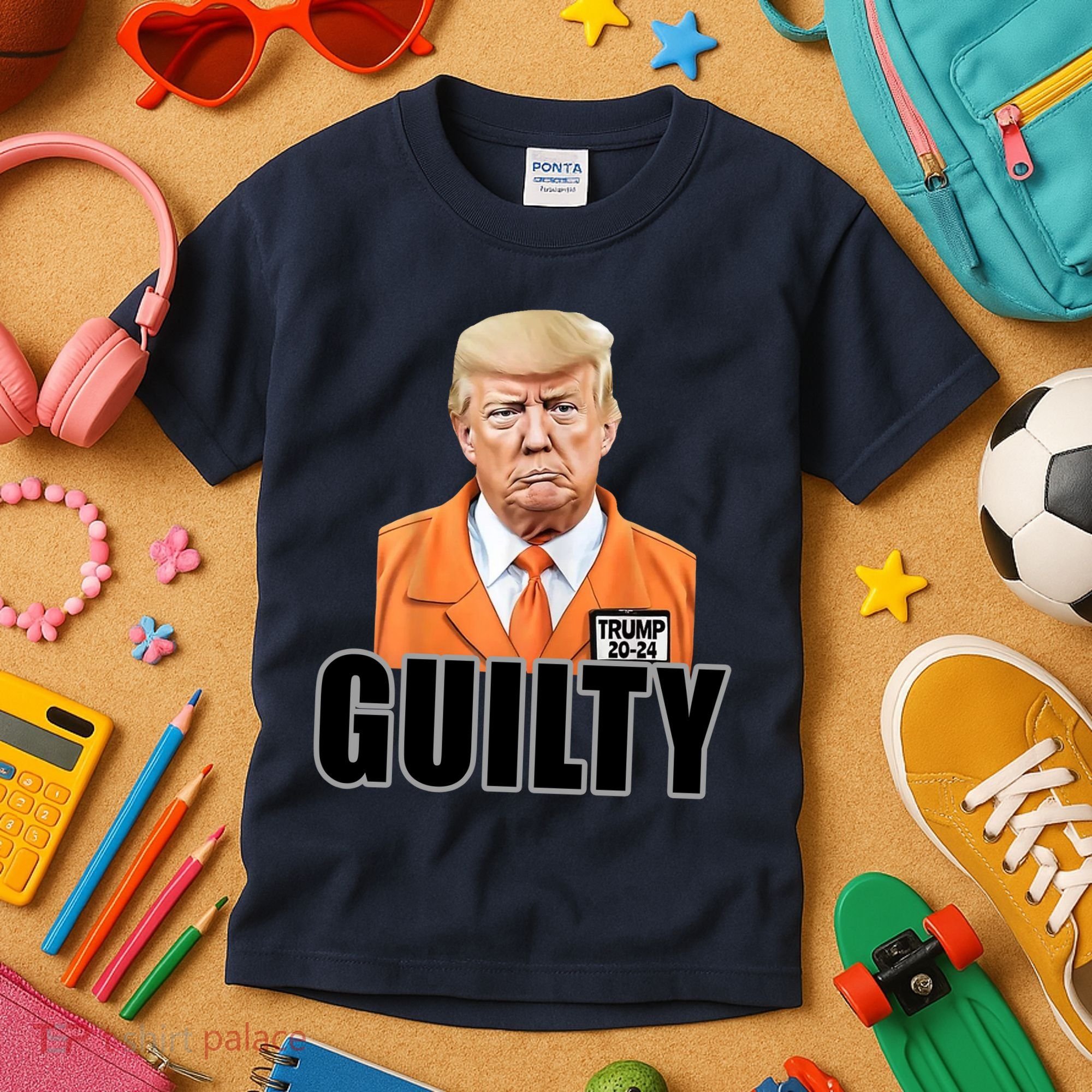 Trump Is Guilty Kids T-Shirt