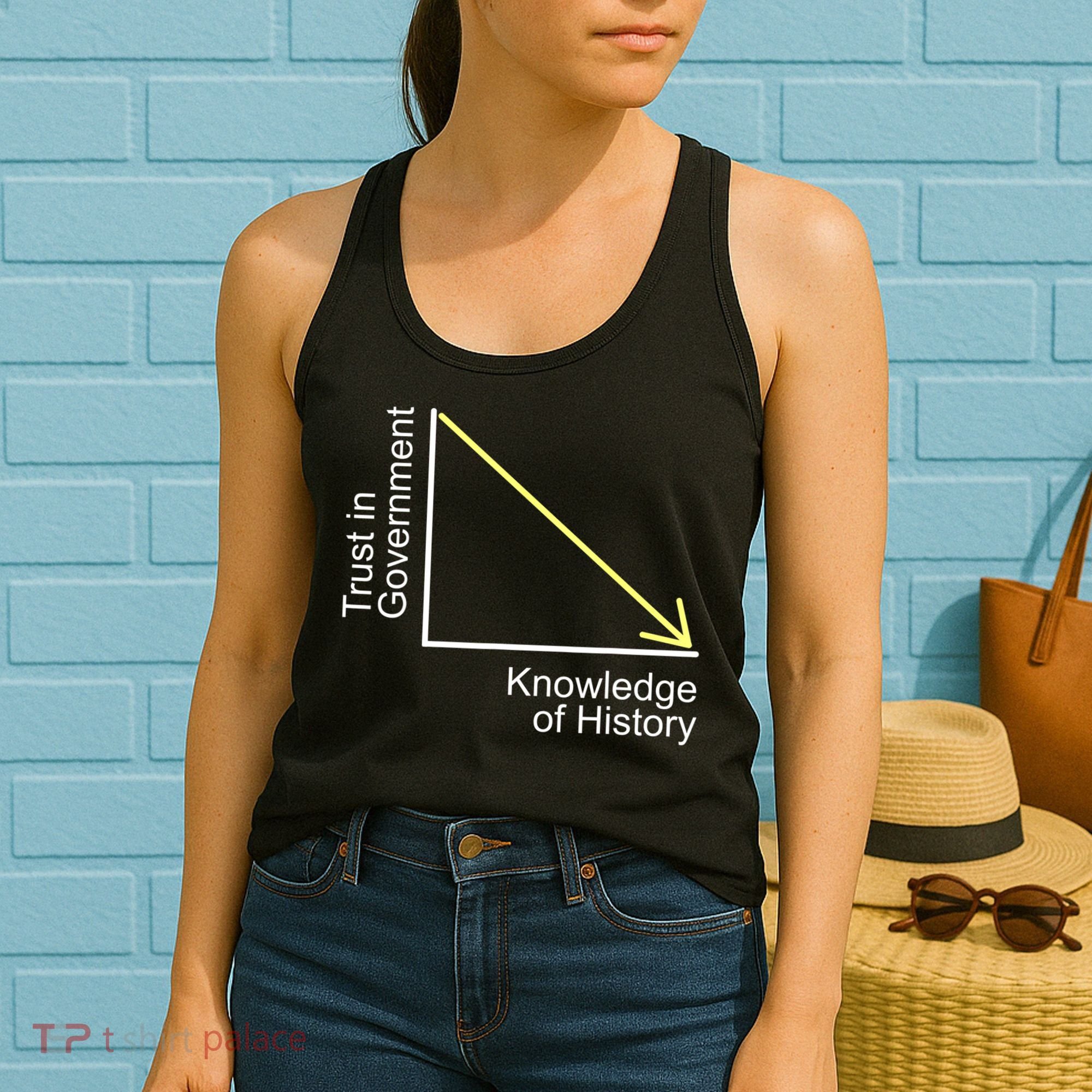 Trust In Government Knowledge Of History Libertarian Freedom Women's Tank Top
