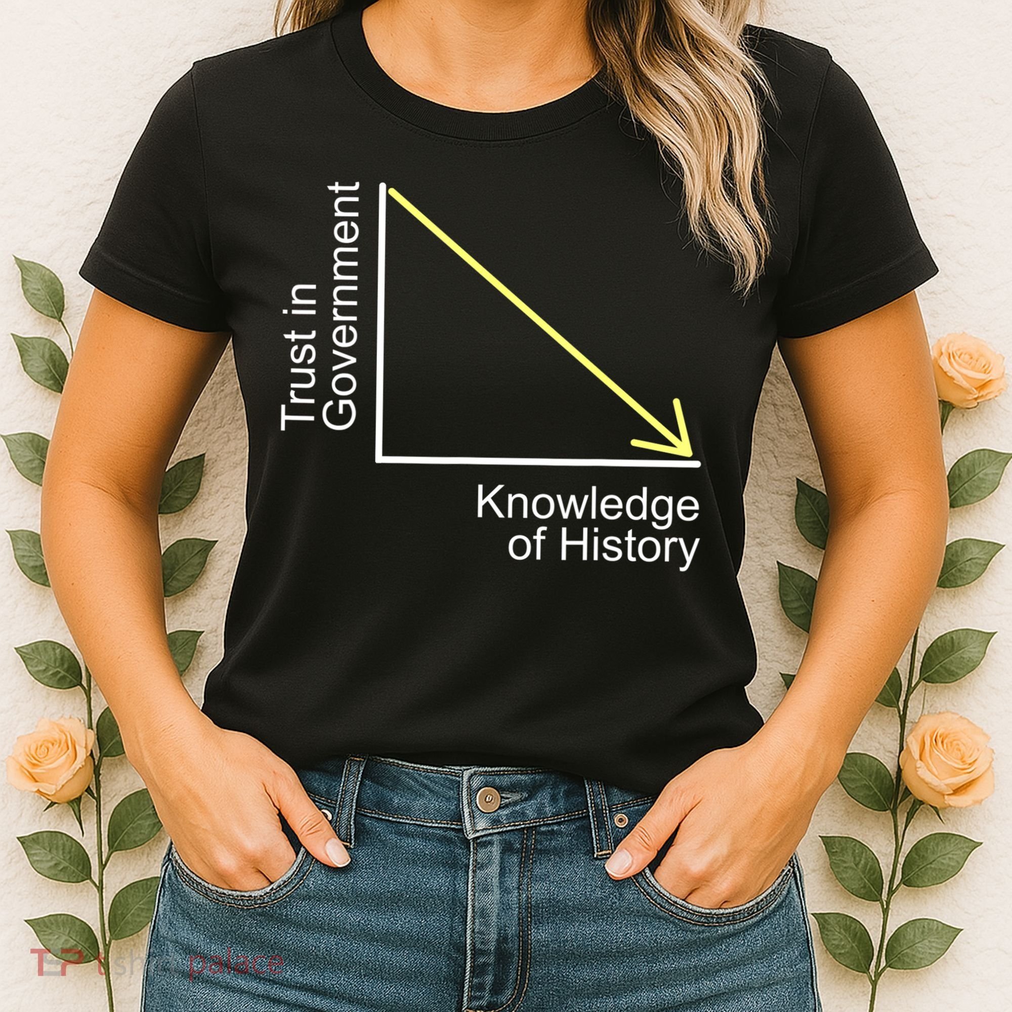 Trust In Government Knowledge Of History Libertarian Freedom Women's T-Shirt
