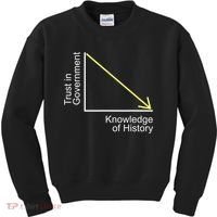 Trust In Government Knowledge Of History Libertarian Freedom Kids Sweatshirt thumb 0