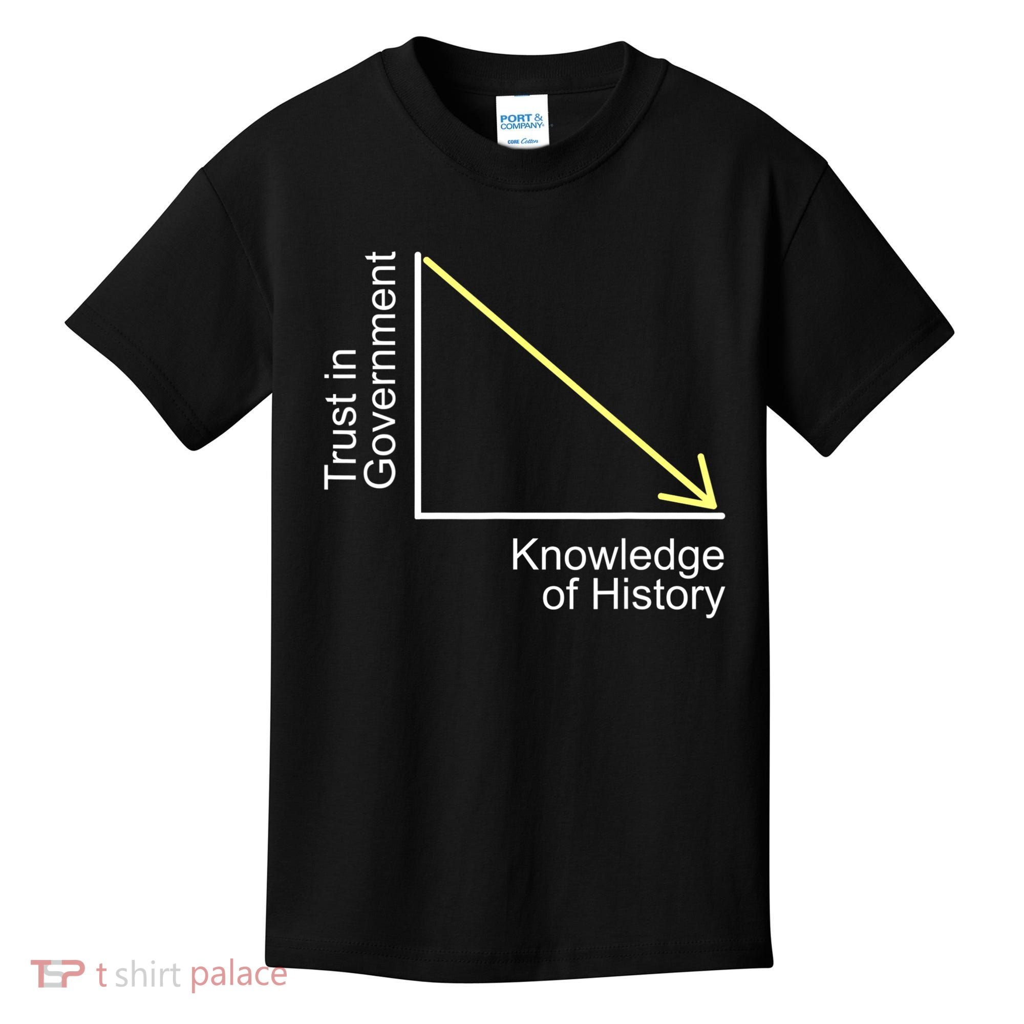 Trust In Government Knowledge Of History Libertarian Freedom Kids T-Shirt