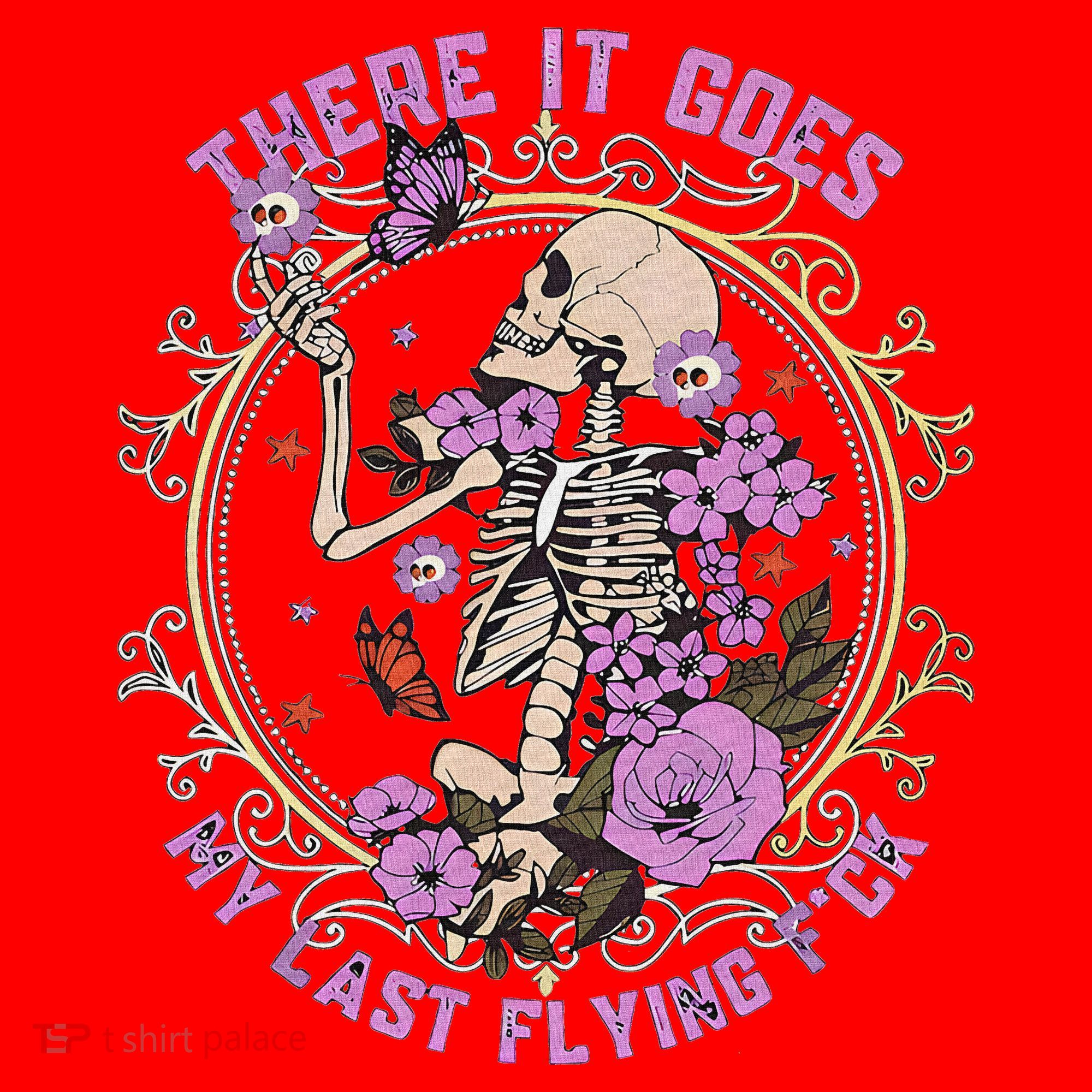There It Goes My Last Flying Fuck Funny Sarcastic Santa Hat