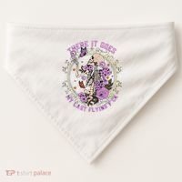 There It Goes My Last Flying Fuck Funny Sarcastic USA-Made Doggie Bandana thumb 0