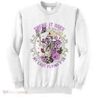 There It Goes My Last Flying Fuck Funny Sarcastic Sweatshirt thumb 0