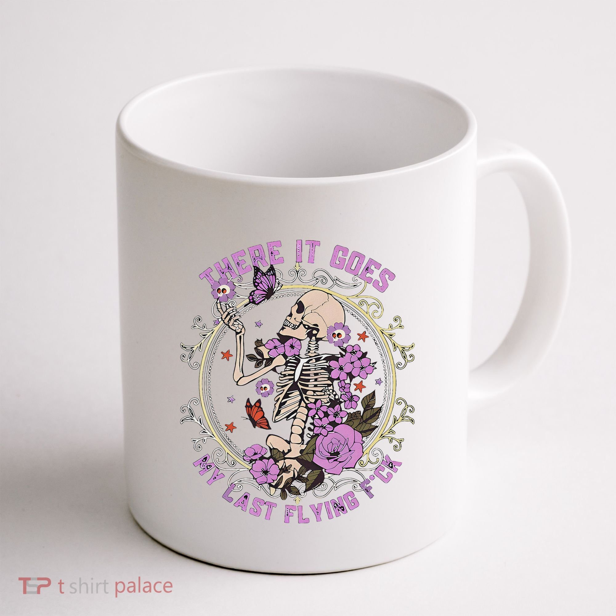 There It Goes My Last Flying Fuck Funny Sarcastic Coffee Mug