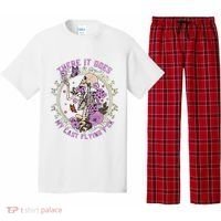 There It Goes My Last Flying Fuck Funny Sarcastic Pajama Set thumb 0