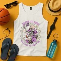There It Goes My Last Flying Fuck Funny Sarcastic Tank Top thumb 4