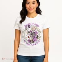 There It Goes My Last Flying Fuck Funny Sarcastic Women's T-Shirt thumb 4
