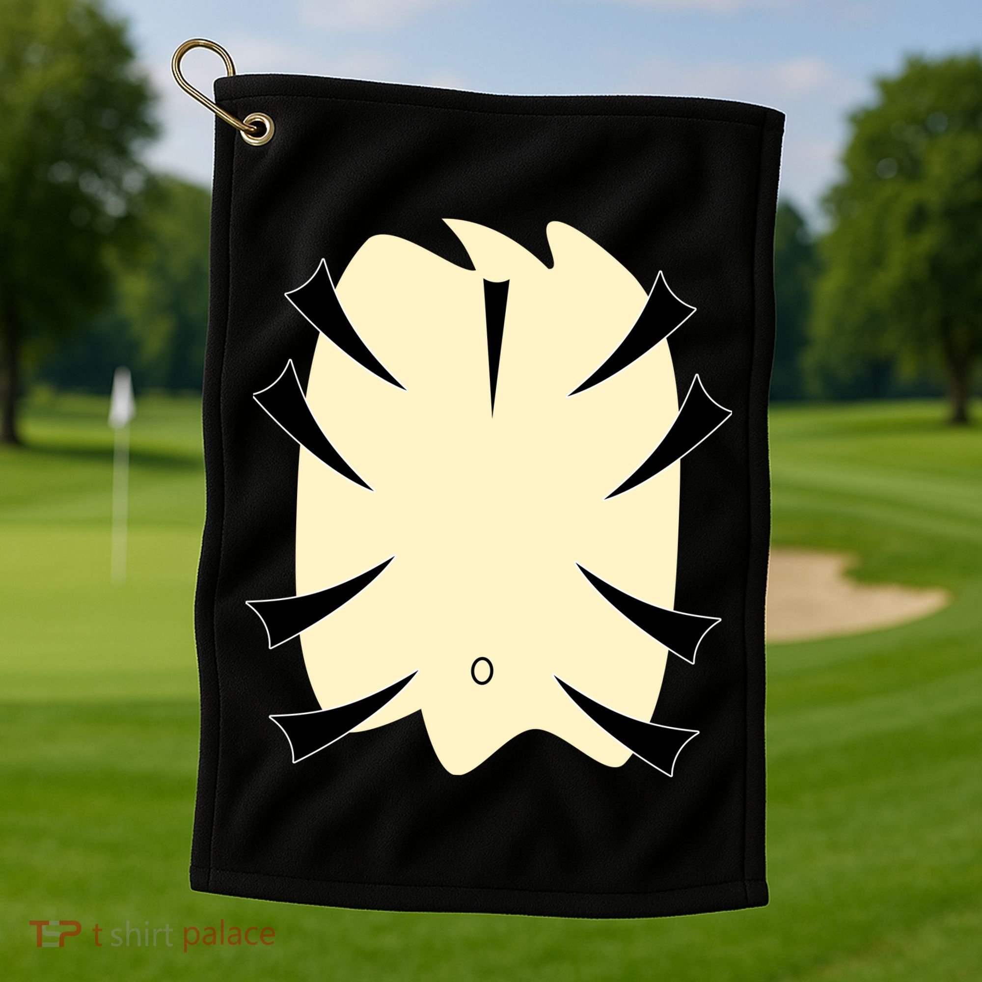 Tiger Belly Funny Halloween Costume Golf Towel