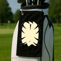 Tiger Belly Funny Halloween Costume Golf Towel thumb 2