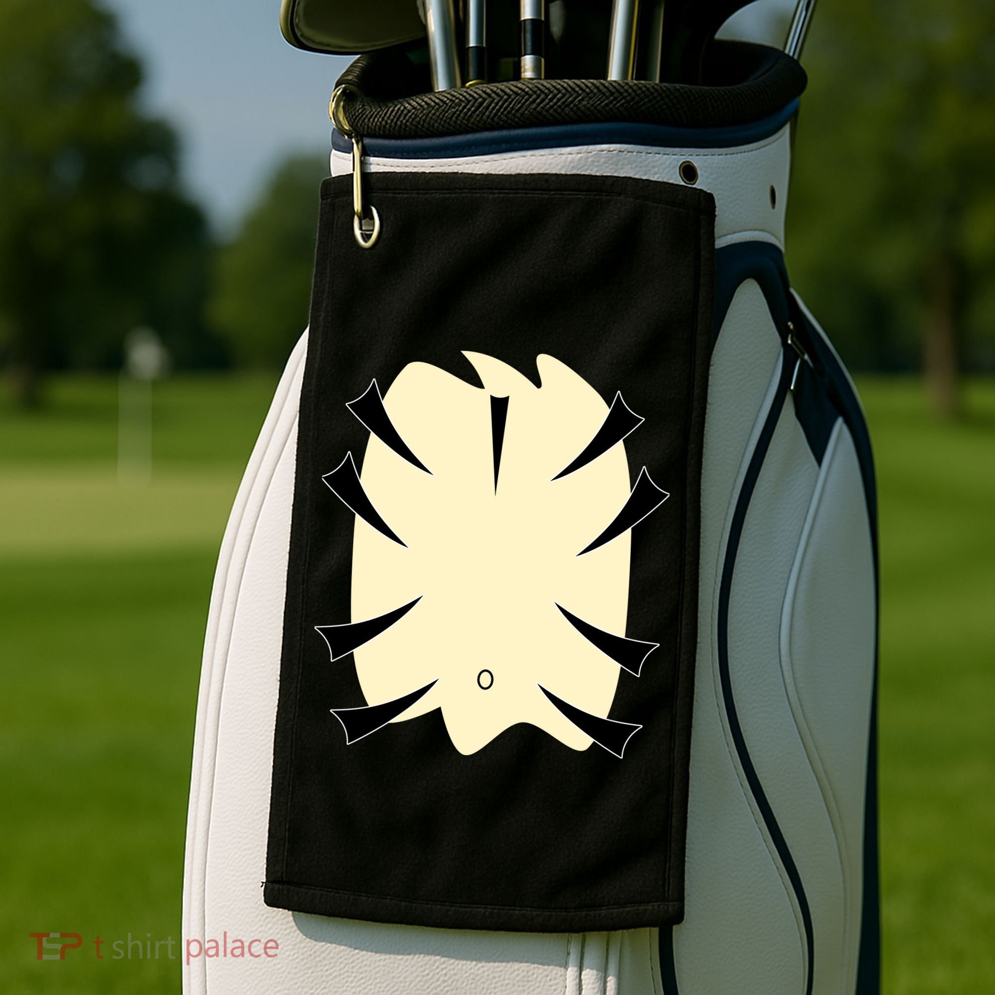 Tiger Belly Funny Halloween Costume Golf Towel