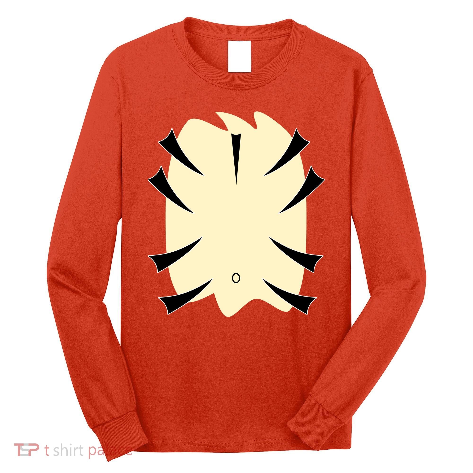 Tiger Belly Funny Halloween Costume Long Sleeve Shirt