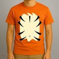 Tiger Belly Funny Halloween Costume T-Shirt thumb 3