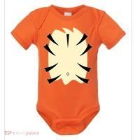 Tiger Belly Funny Halloween Costume Baby Bodysuit thumb 0