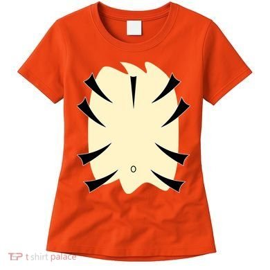 Tiger Belly Funny Halloween Costume Women's T-Shirt