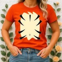 Tiger Belly Funny Halloween Costume Women's T-Shirt thumb 2