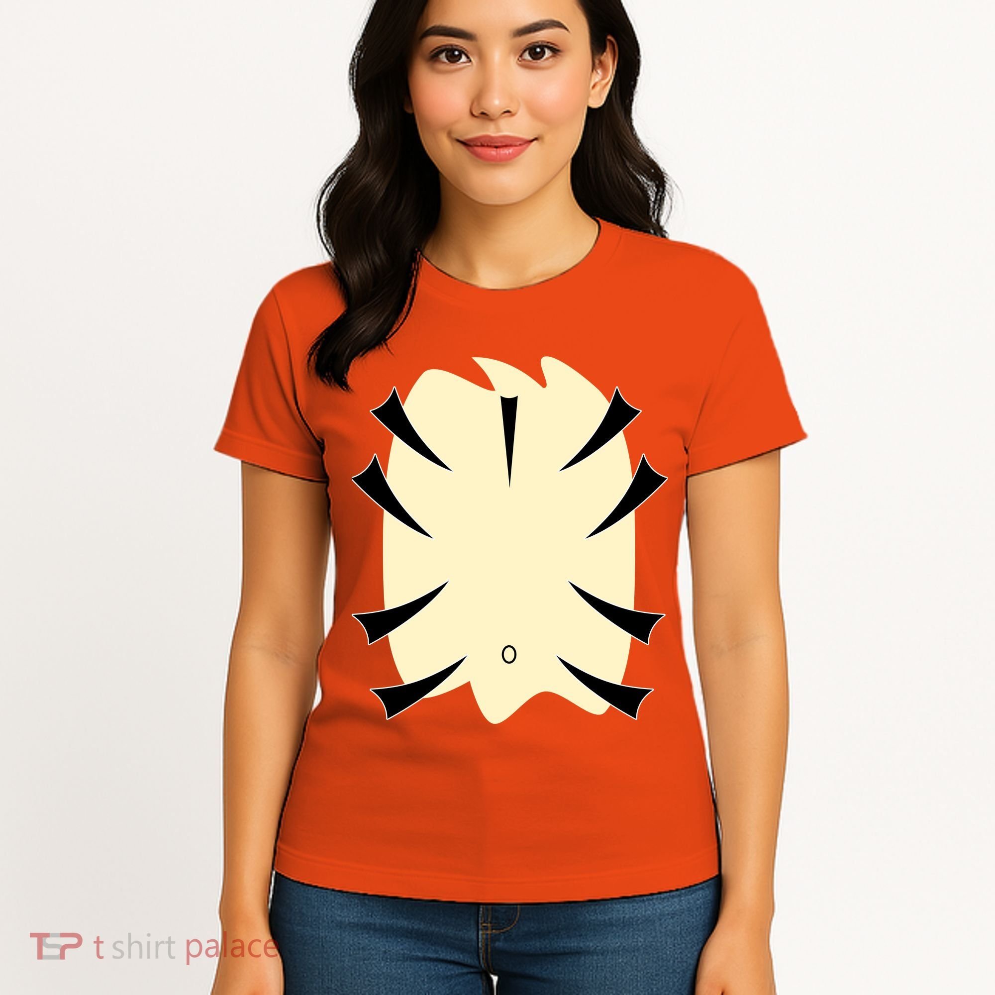 Tiger Belly Funny Halloween Costume Women's T-Shirt