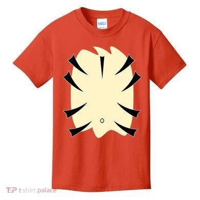 Tiger Belly Funny Halloween Costume Kids T-Shirt