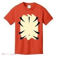 Tiger Belly Funny Halloween Costume Kids T-Shirt thumb 0