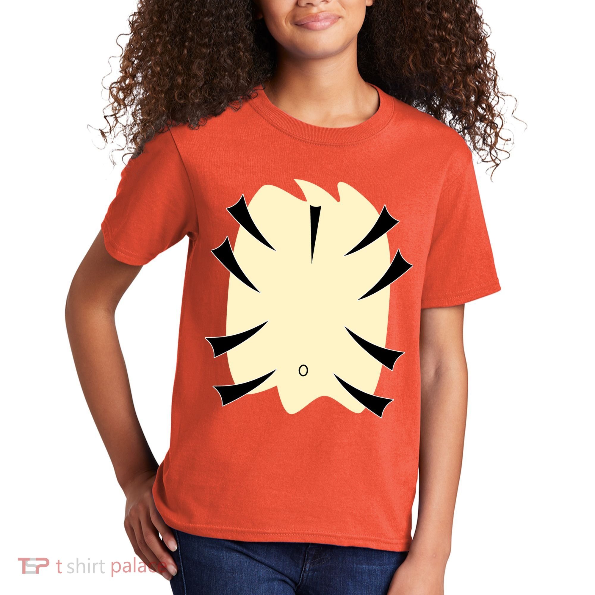 Tiger Belly Funny Halloween Costume Kids T-Shirt