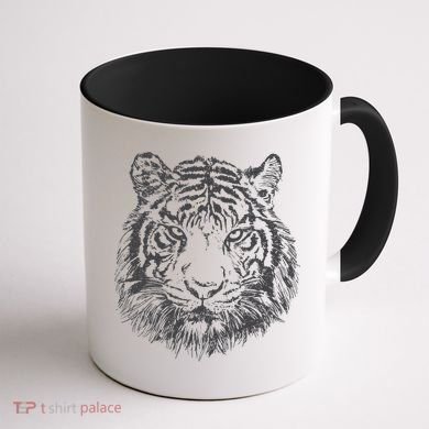 Tiger Cool Design Coffee Mug back