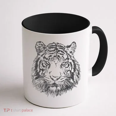Tiger Cool Design Coffee Mug back